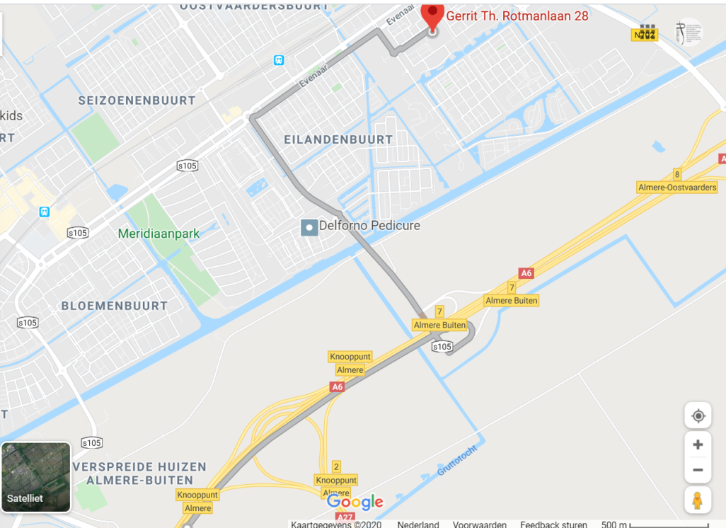 Shekinah Almere route